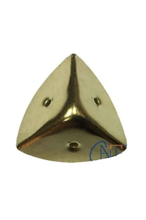 Dekoratif, Kutu, Sandık Köşesi - 45x28 Mm, Büyük, Sarı, 100 Adet