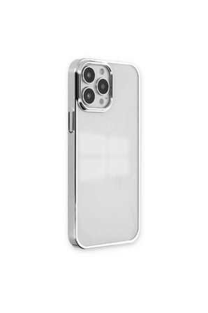 İphone 14 Pro Max Kılıf Element Silikon - Gümüş