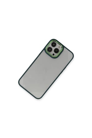 İphone 14 Pro Kılıf Dora Kapak - Haki Yeşil