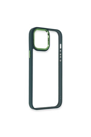 İphone 14 Pro Kılıf Dora Kapak - Haki Yeşil