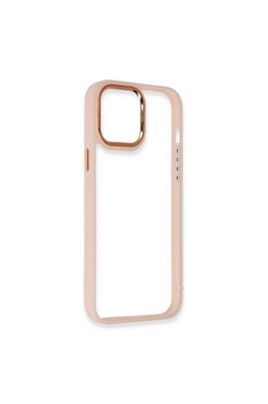 İphone 14 Pro Kılıf Dora Kapak - Pudra