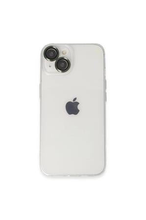 İphone 14 Kılıf Luko Lens Silikon - Yeşil
