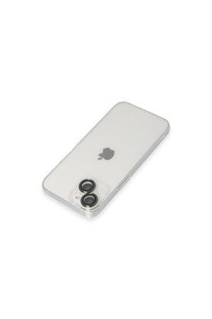 İphone 14 Kılıf Luko Lens Silikon - Yeşil