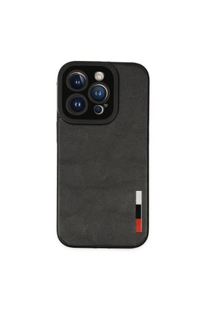 İphone 14 Pro Kılıf Loop Deri Silikon - Siyah