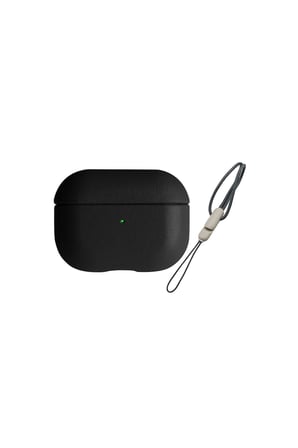 Airpods 3 (3.nesil) 405 Deri Kılıf - Siyah