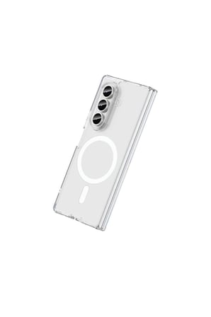 Galaxy Z Fold 7 Kılıf Magneticsafe Şeffaf Silikon - Şeffaf