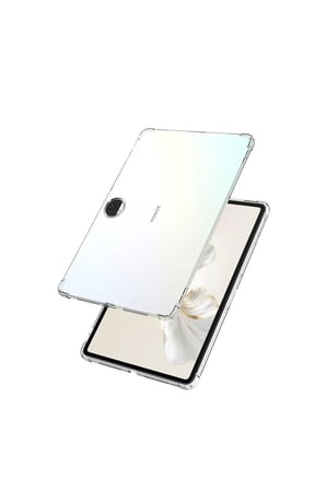 Huawei Honor Pad 9 Kılıf Anti Shock Tablet Silikon - Şeffaf