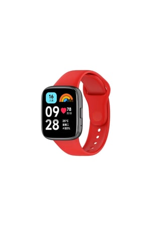 Redmi Watch 3 Active Klasik Kordon - Kırmızı