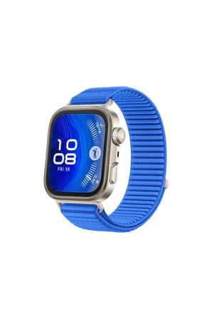 Huawei Fit 4 Braid Kordon (SAAT DEĞİLDİR) - Mavi