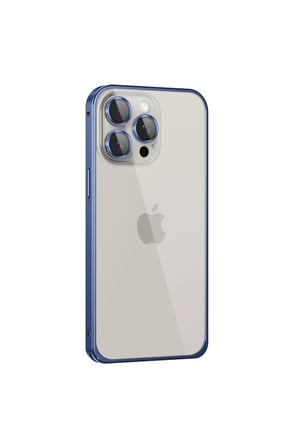 Joko İphone 15 Pro Metal Bumper Mat Kapak - Lacivert
