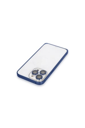 Joko İphone 15 Pro Metal Bumper Mat Kapak - Lacivert