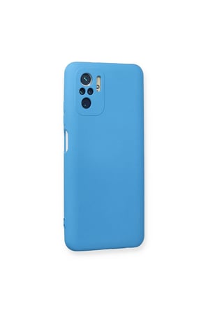 Redmi Note 10 Kılıf Nano İçi Kadife Silikon - Mavi