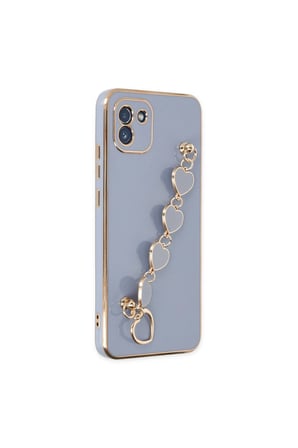 Galaxy A03 Kılıf Esila Silikon - Gri