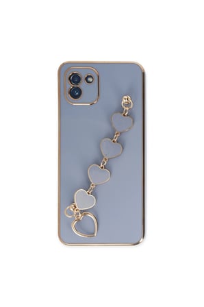Galaxy A03 Kılıf Esila Silikon - Gri
