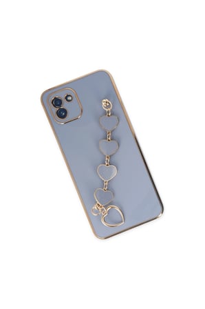 Galaxy A03 Kılıf Esila Silikon - Gri