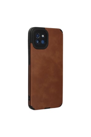Galaxy A03 Kılıf Loop Deri Silikon - Kahverengi