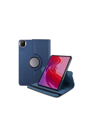 Huawei Honor Pad X7 360 Tablet Deri Kılıf - Lacivert