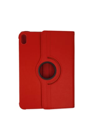 İpad 2022 10.9 (10.nesil) Kılıf 360 Tablet Deri Kılıf - Kırmızı