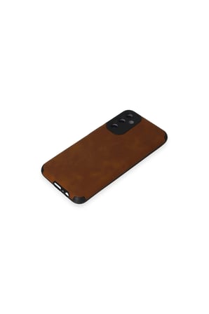 Galaxy M14 5g Kılıf Loop Deri Silikon - Kahverengi