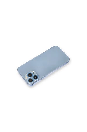 İphone 12 Pro Shine Kamera Lens Koruma Cam - Mavi