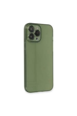 İphone 13 Pro Kılıf Fly Lens Silikon - Yeşil