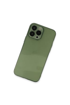İphone 13 Pro Kılıf Fly Lens Silikon - Yeşil