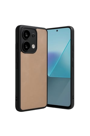 Redmi Note 13 Pro 4g Kılıf Aras Deri Kapak - Pudra