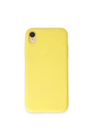 İphone Xr Kılıf First Silikon - Sarı