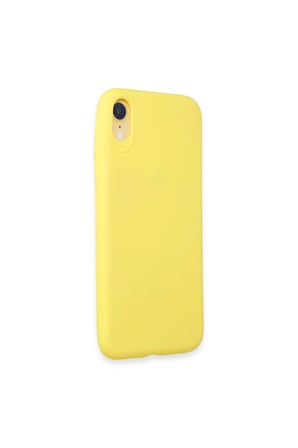 İphone Xr Kılıf First Silikon - Sarı