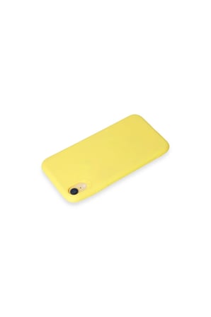 İphone Xr Kılıf First Silikon - Sarı