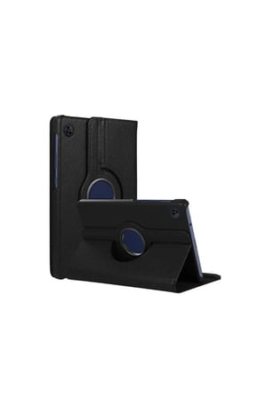 Galaxy Tab A11 360 Tablet Deri Kılıf - Siyah