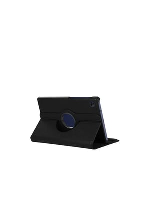 Galaxy Tab A11 360 Tablet Deri Kılıf - Siyah