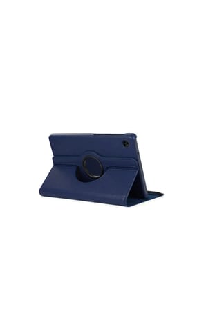 Galaxy Tab A11 360 Tablet Deri Kılıf - Lacivert