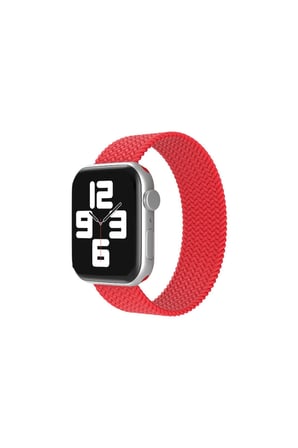 Watch 38mm Ayarlı Solo Silikon Kordon - Kırmızı