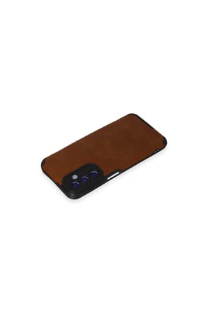 Galaxy M34 5g Kılıf Loop Deri Silikon - Kahverengi