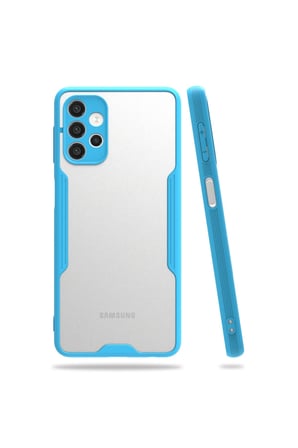 Galaxy A52 Kılıf Platin Silikon - Mavi