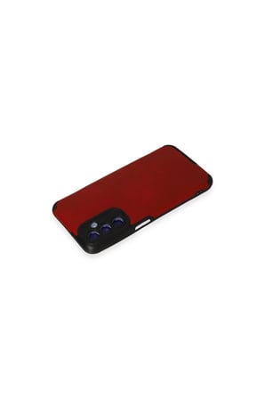 Galaxy M34 5g Kılıf Loop Deri Silikon - Kırmızı