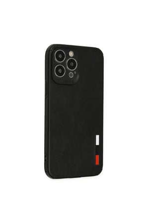 İphone 13 Pro Kılıf Loop Deri Silikon - Siyah