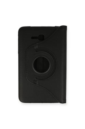 Galaxy T110 / T113 Tab 3 Lite 7 Kılıf 360 Tablet Deri Kılıf - Siyah