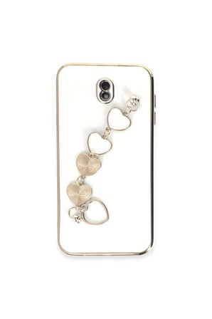 Galaxy J7 Pro / J730 Kılıf Esila Silikon - Beyaz