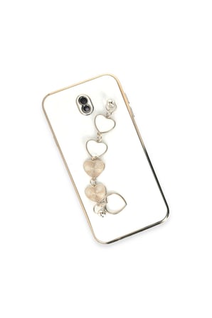 Galaxy J7 Pro / J730 Kılıf Esila Silikon - Beyaz