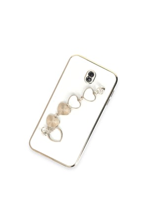 Galaxy J7 Pro / J730 Kılıf Esila Silikon - Beyaz
