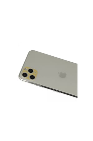 İphone 11 Pro Max Rainbow Kamera Lens Koruma Cam - Gold