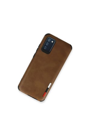 Galaxy A03s Kılıf Loop Deri Silikon - Kahverengi