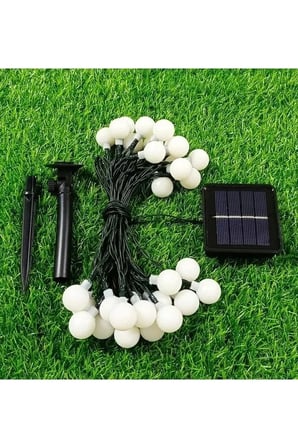 Solar 5m 28 Led Top Rgb Siyah Kablolu