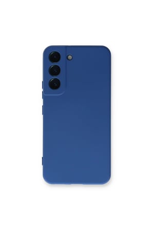 Galaxy S23 Kılıf Nano İçi Kadife Silikon - Mavi