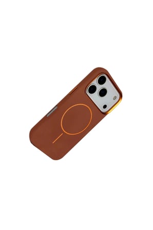 Joko İphone 17 Pro Max Luno Deri Magsafe Kapak - Kahverengi