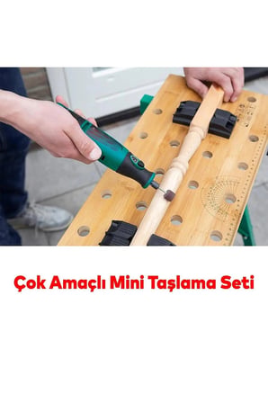 Gravür Seti 105 Parça Matkap Dramel Makine Uyumlu Kalıpçı Taşlama Zımparalama Polisaj Fırçalama Seti