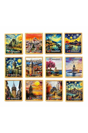 İstanbul Temalı Buzdolapı Süsü Magnet Alk5404
