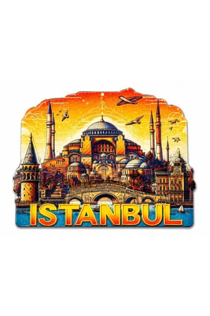 İstanbul Temalı Silikon Buzdolapı Süsü Magnet Alk5378